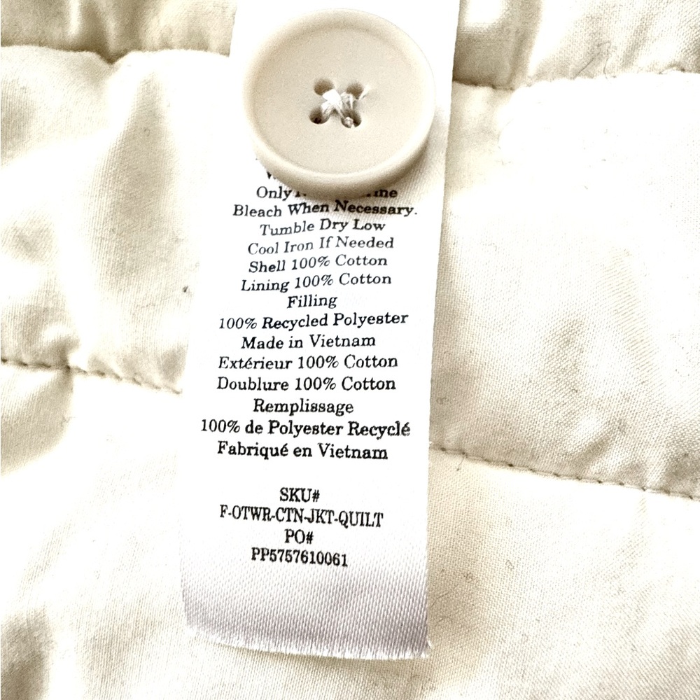 Everlane Cotton Quilted Jacket Size XS - Picture 5 of 11
